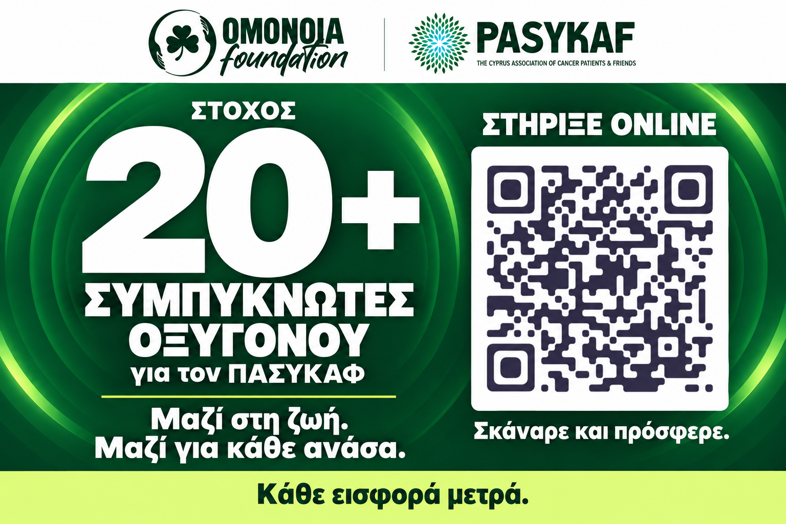 Στόχος 20+ συμπυκνωτές οξυγόνου για τον ΠΑΣΥΚΑΦ